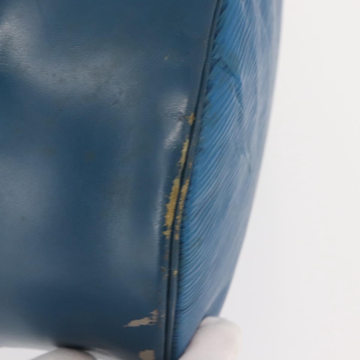 LOUIS VUITTON Epi Randonnee GM Shoulder Bag Blue M43085 LV Auth 148058