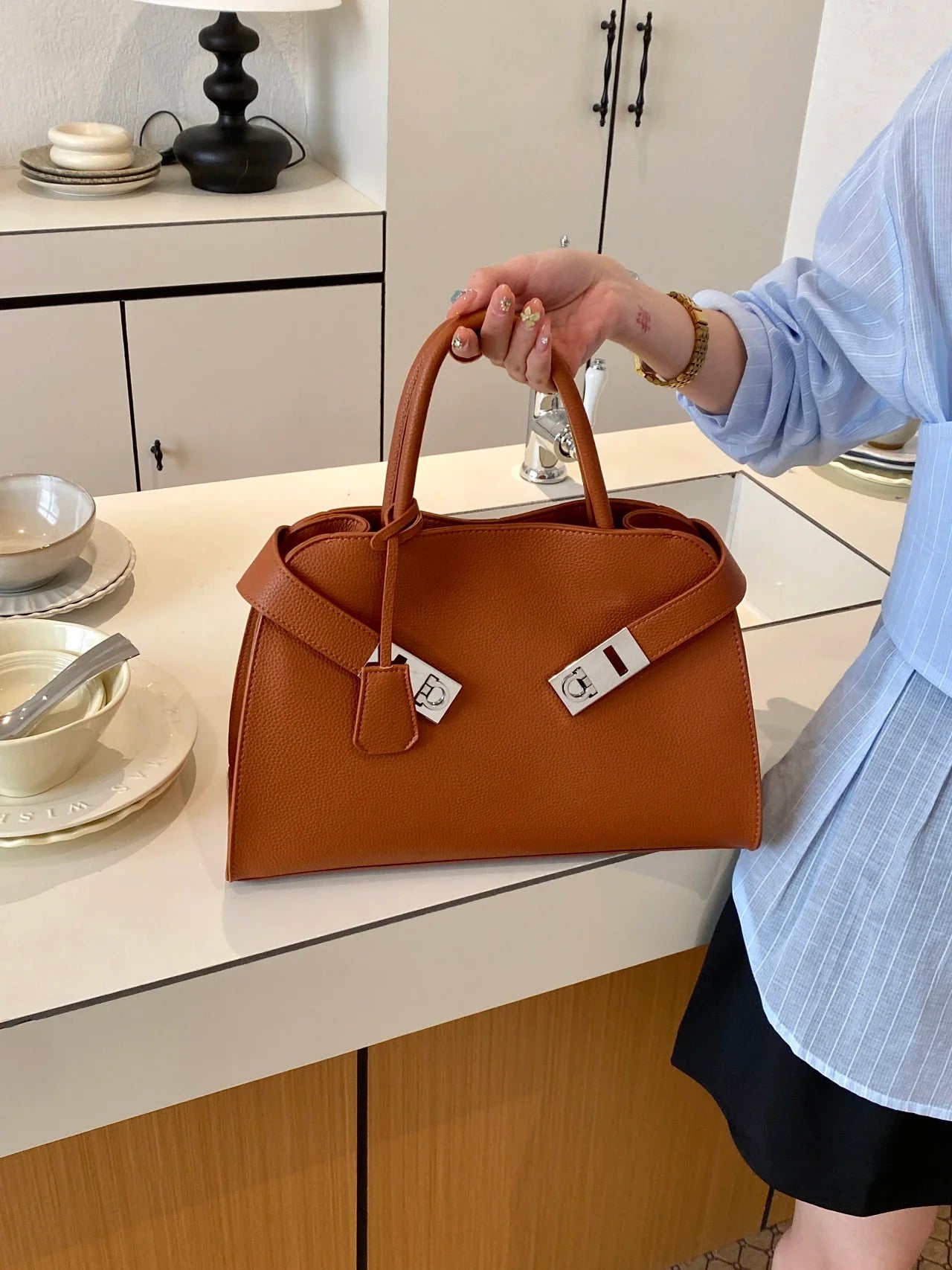 Luxury Brand Diaper Bag, Famous Designer Popular Classic Elegant, Leather Ladies Shoulder Messenger Purse
