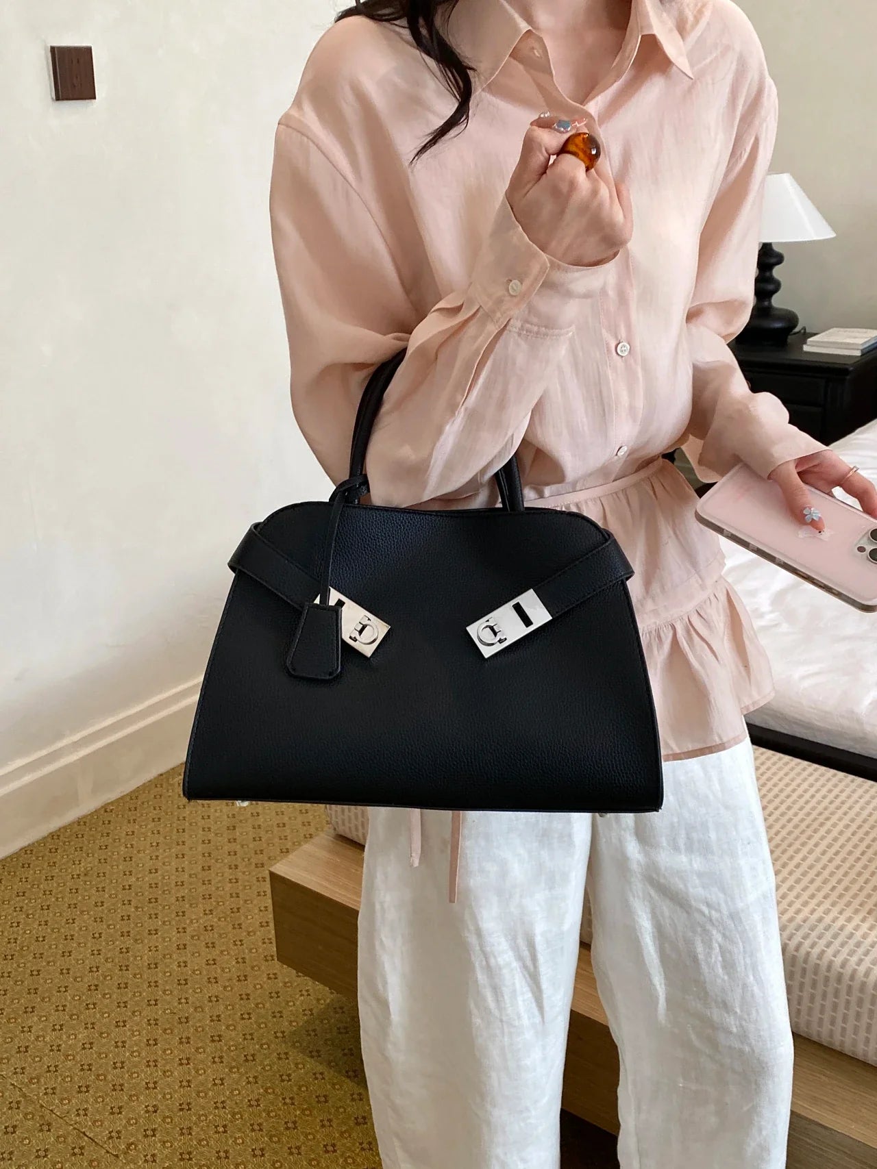 Luxury Brand Diaper Bag, Famous Designer Popular Classic Elegant, Leather Ladies Shoulder Messenger Purse